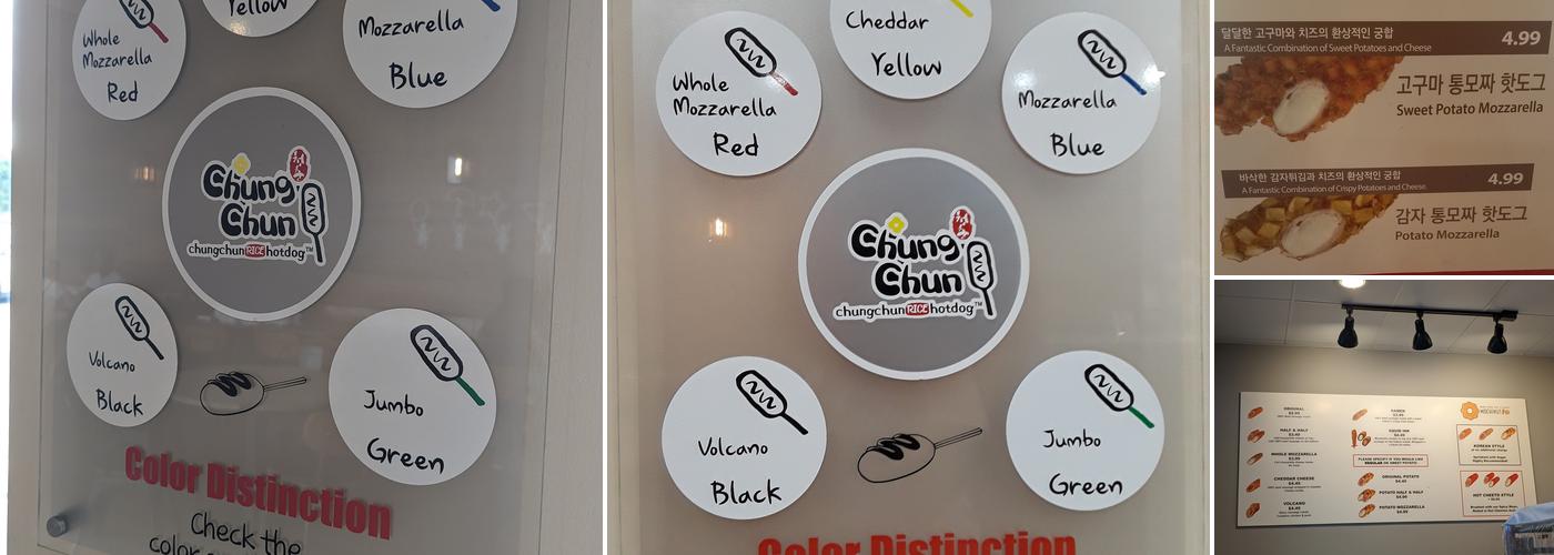 Chung Chun Menu