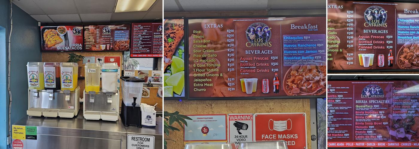 Taqueria Los Catrines Menu