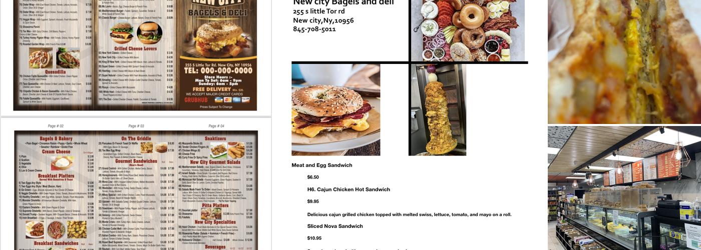 New City Bagels & Deli Menu