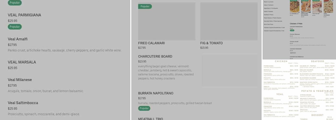 Fig & Tomato Italian European Eatery Menu