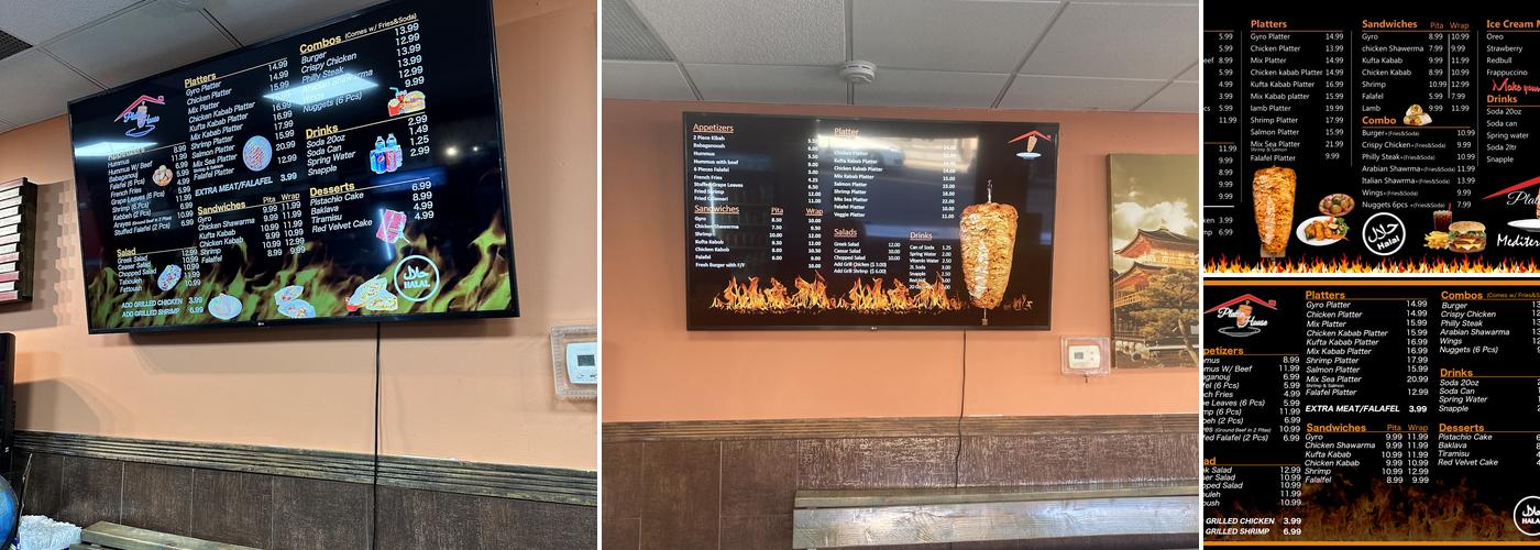 Platter House Menu