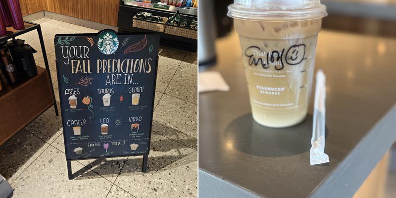 Starbucks Menu