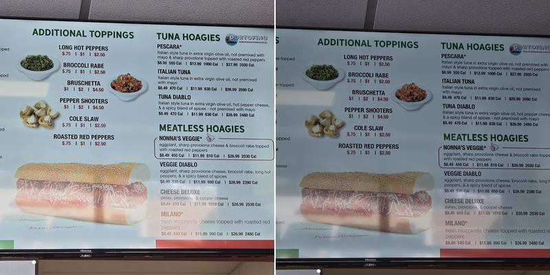 PrimoHoagies Menu