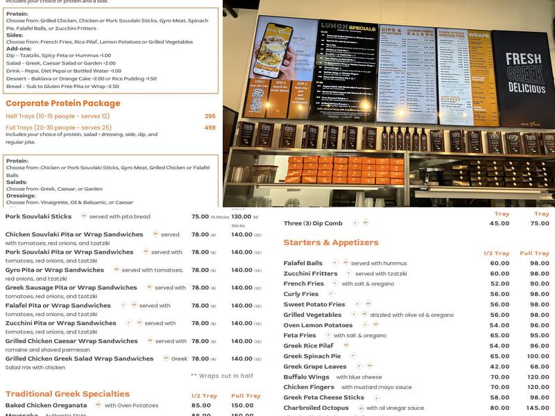 Greek Xpress Menu