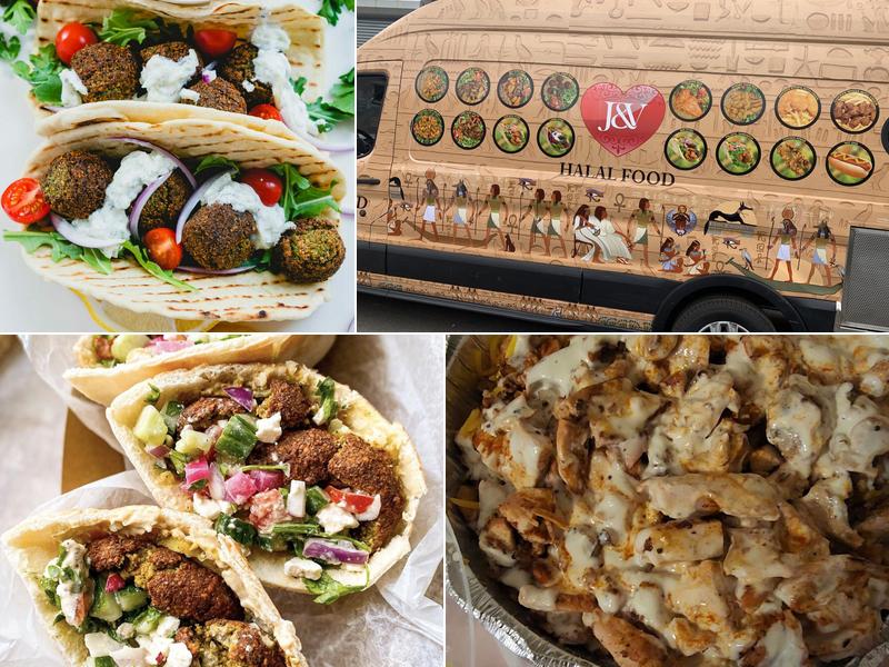 J&V Halal Food Gyro & Chicken Over Rice