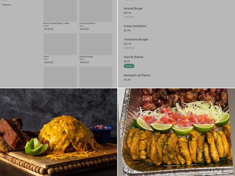 Un Chin Grab & Go Menu