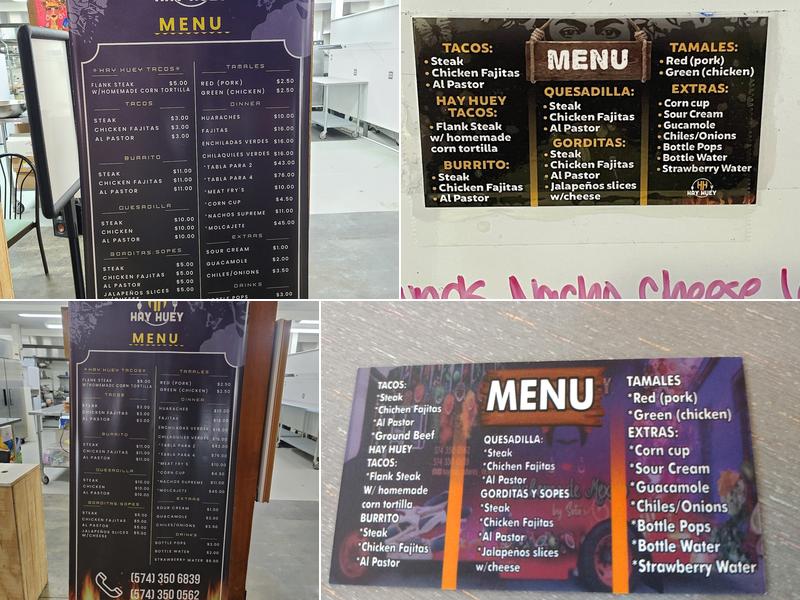 Soto's Mexican Cuisine Menu