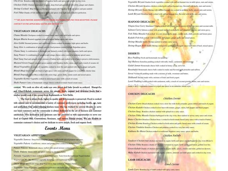 Nexus Restaurant Lounge (full Bar) Menu