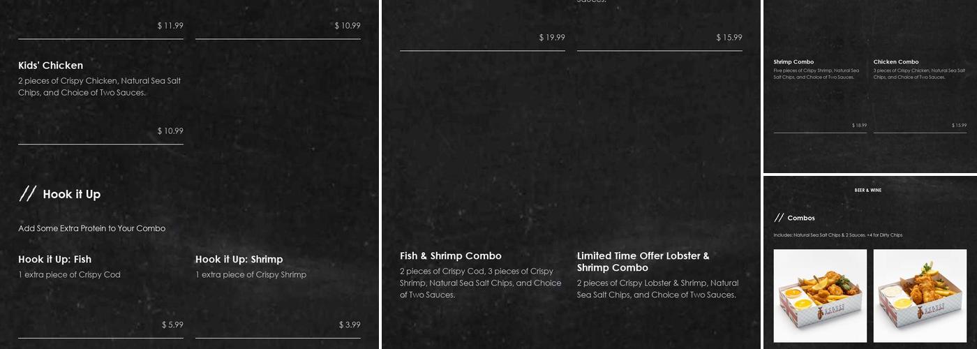 Gordon Ramsay Fish & Chips Menu