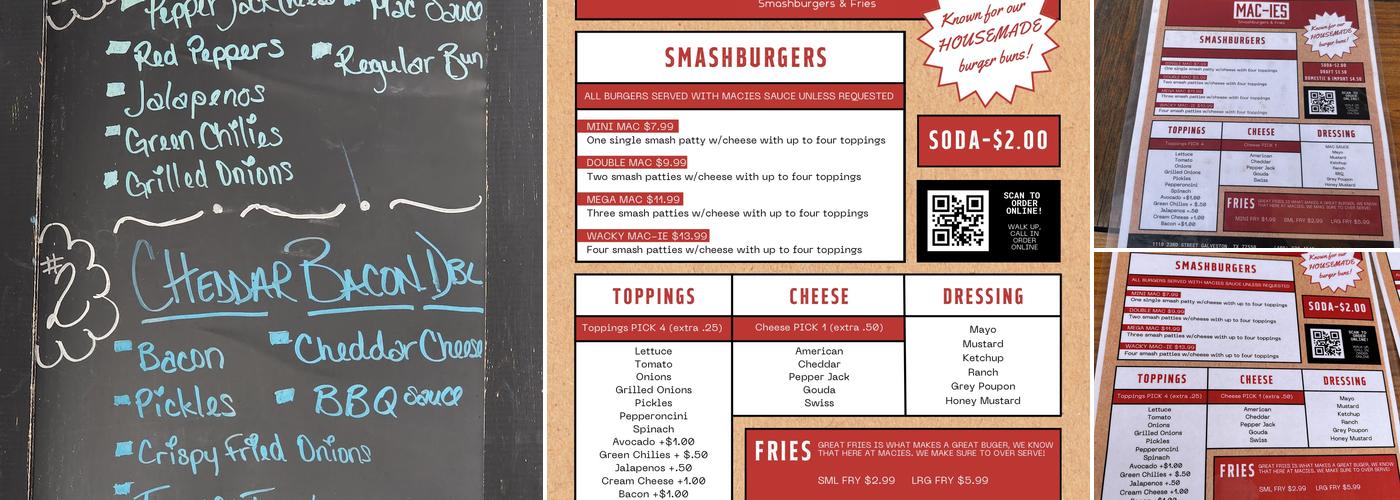 MAC-IES Menu