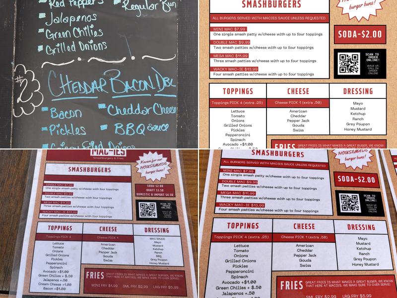 MAC-IES Menu