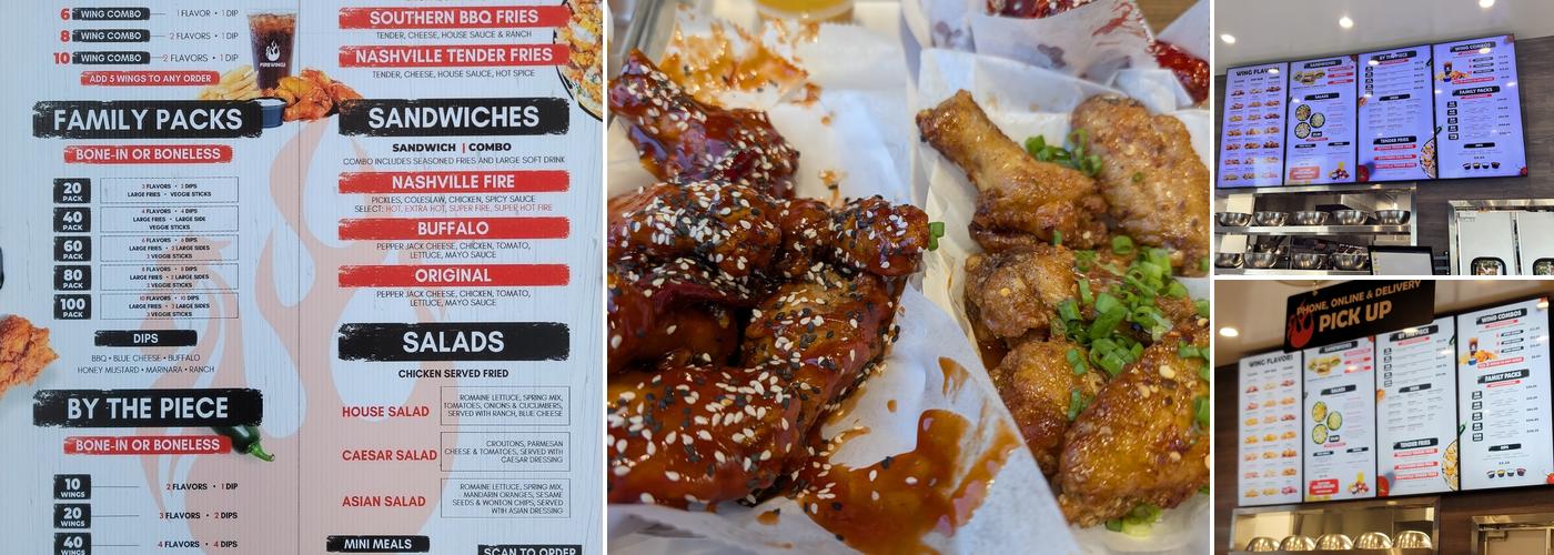 Fire Wings Long Beach 2nd & PCH Menu