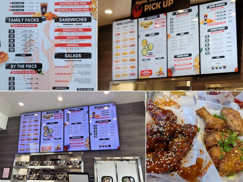 Fire Wings Long Beach 2nd & PCH Menu