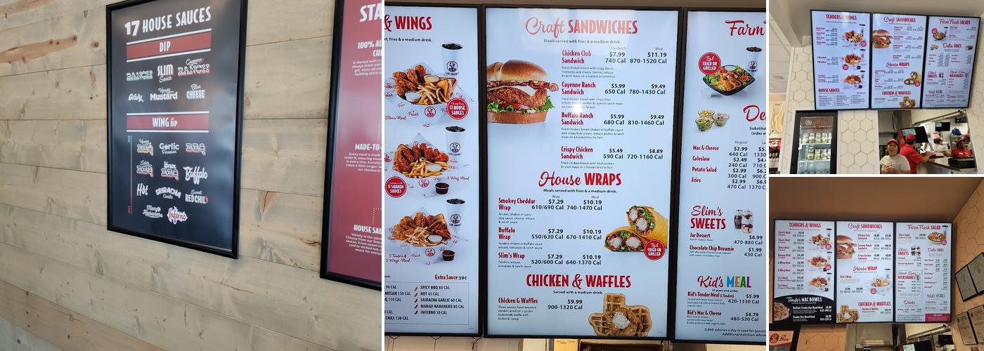 Slim Chickens Menu