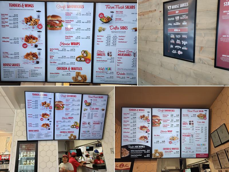 Slim Chickens Menu