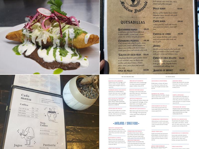 El Gran Toro Mexican Brasserie Menu