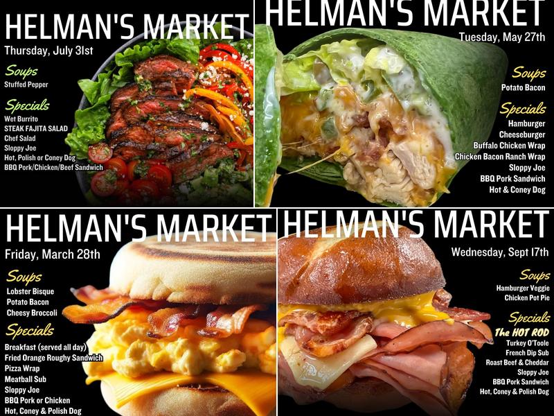 Helman’s Market Menu