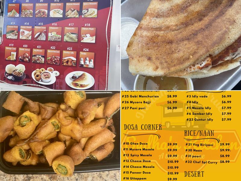 Sudha's Kitchen Menu