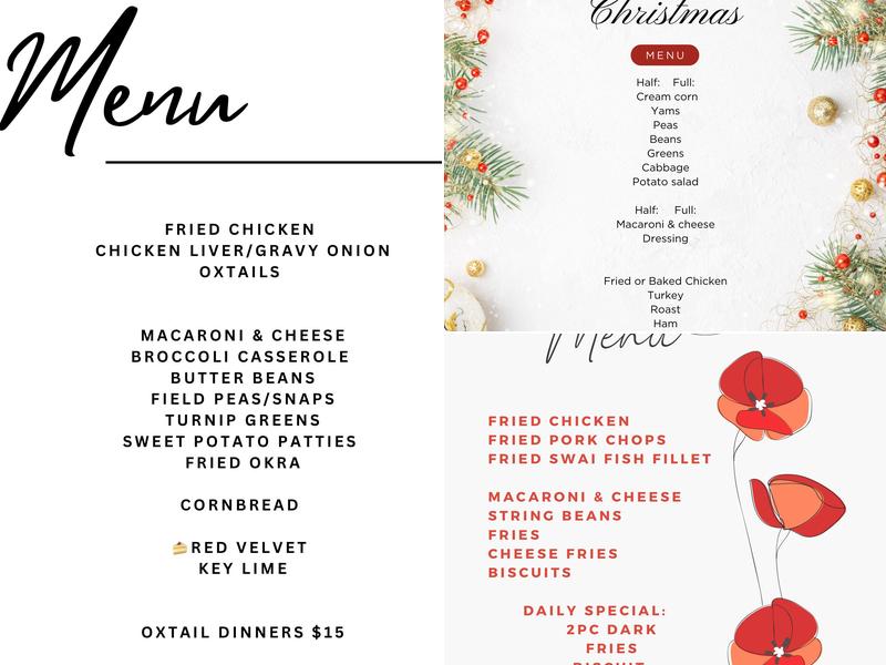 Rose's Fine Food & Grocery Menu