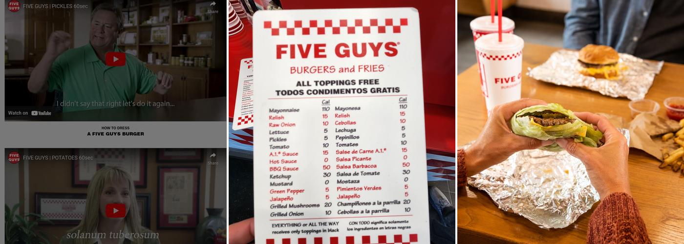 Five Guys Menu