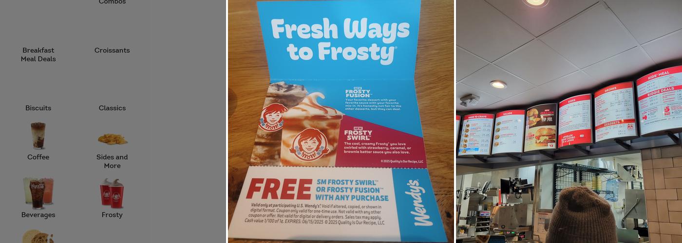 Wendy's Menu