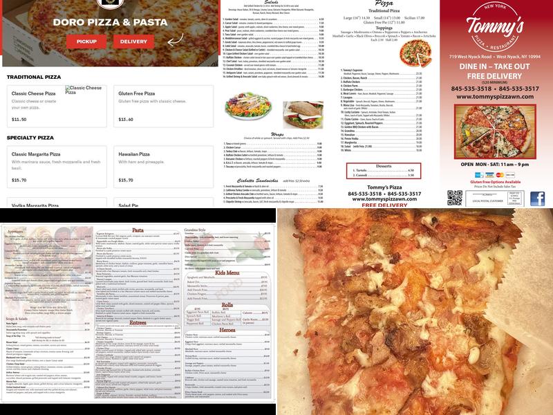 Doro Pizza&Pasta Menu