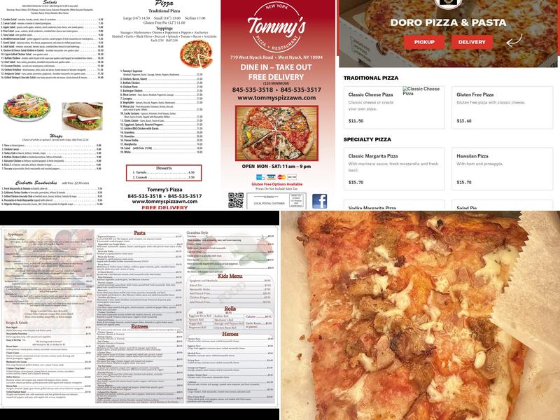 Doro Pizza&Pasta Menu