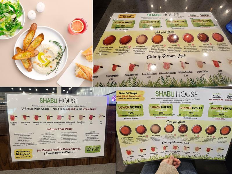 Shabu House AYCE 샤브하우스 Menu