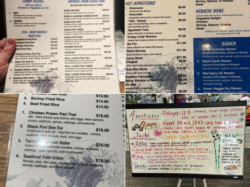 Hokkaido ramen & sushi Menu