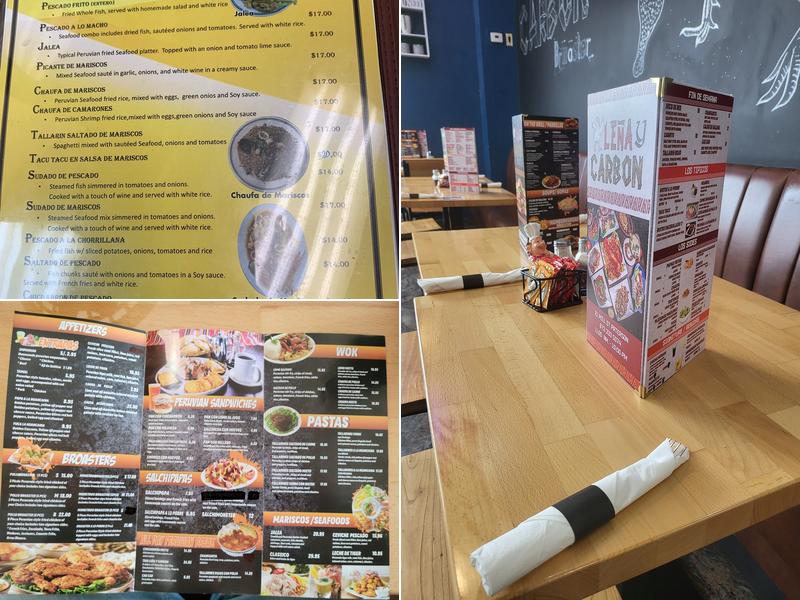 LENA Y CARBON BROASTER Menu