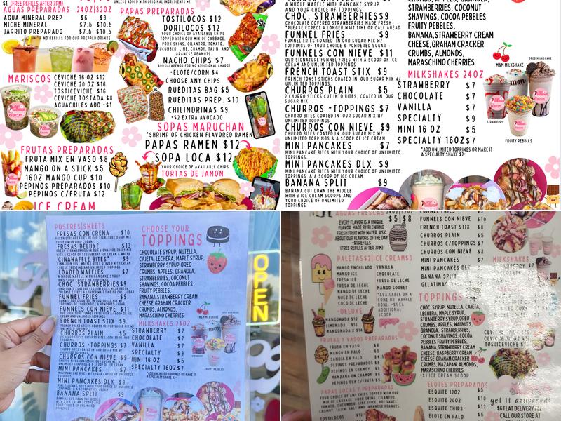 Ay Chabela Snacks Menu