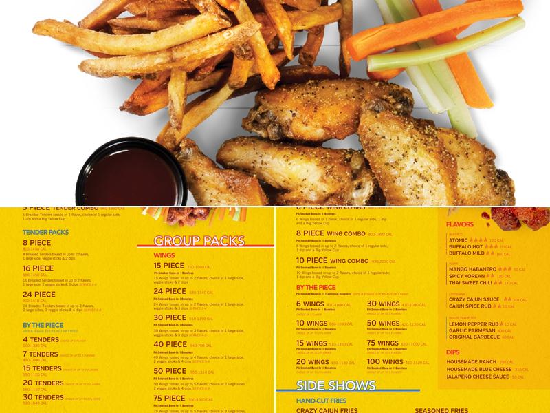 Wing Boss Menu