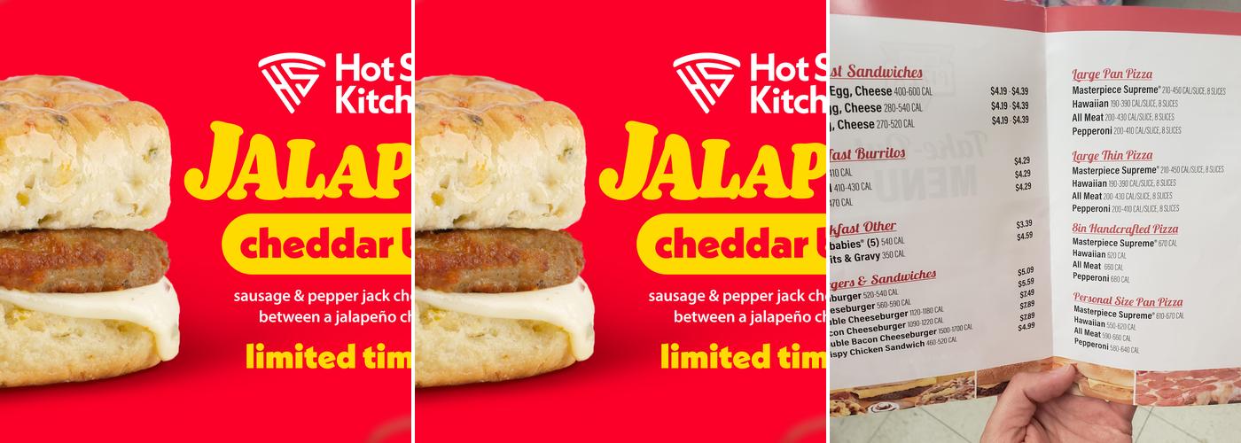 Hot Stuff Pizza Menu