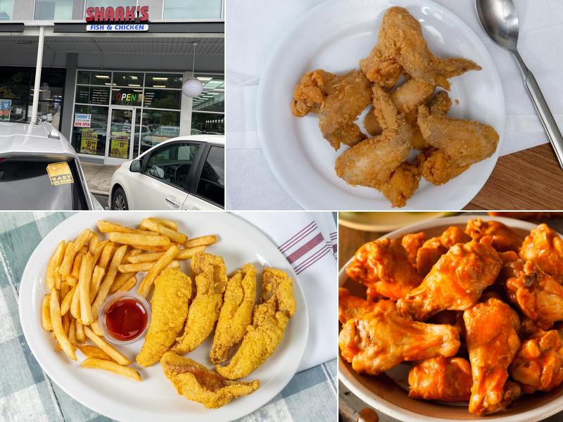 Sharks fish and chicken