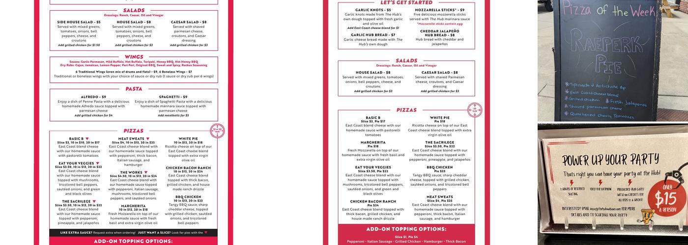 The Hub Menu