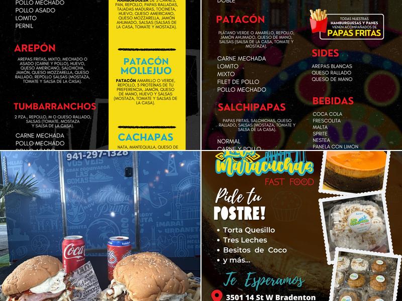 Las Maracuchas Menu