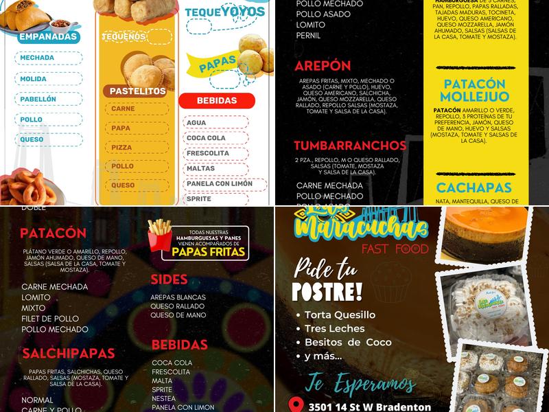 Las Maracuchas Menu