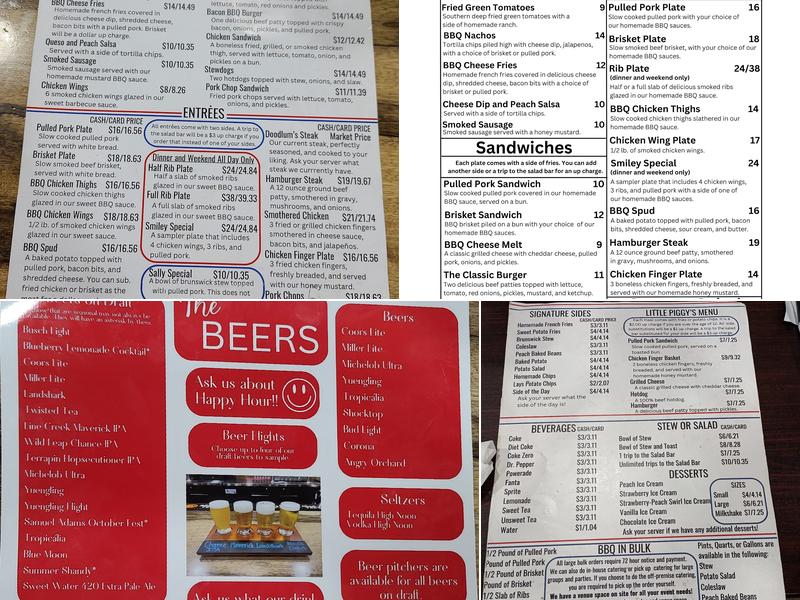 Doodlum's Barbecue & Fruit Stand Menu