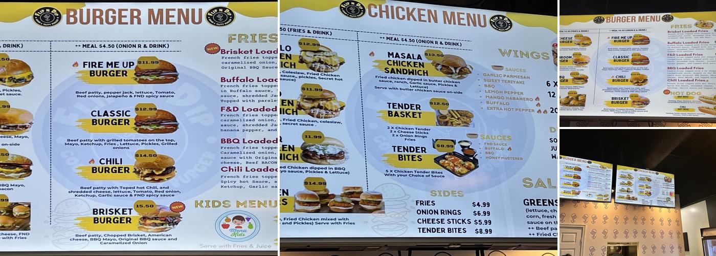 Flip N Dip Menu