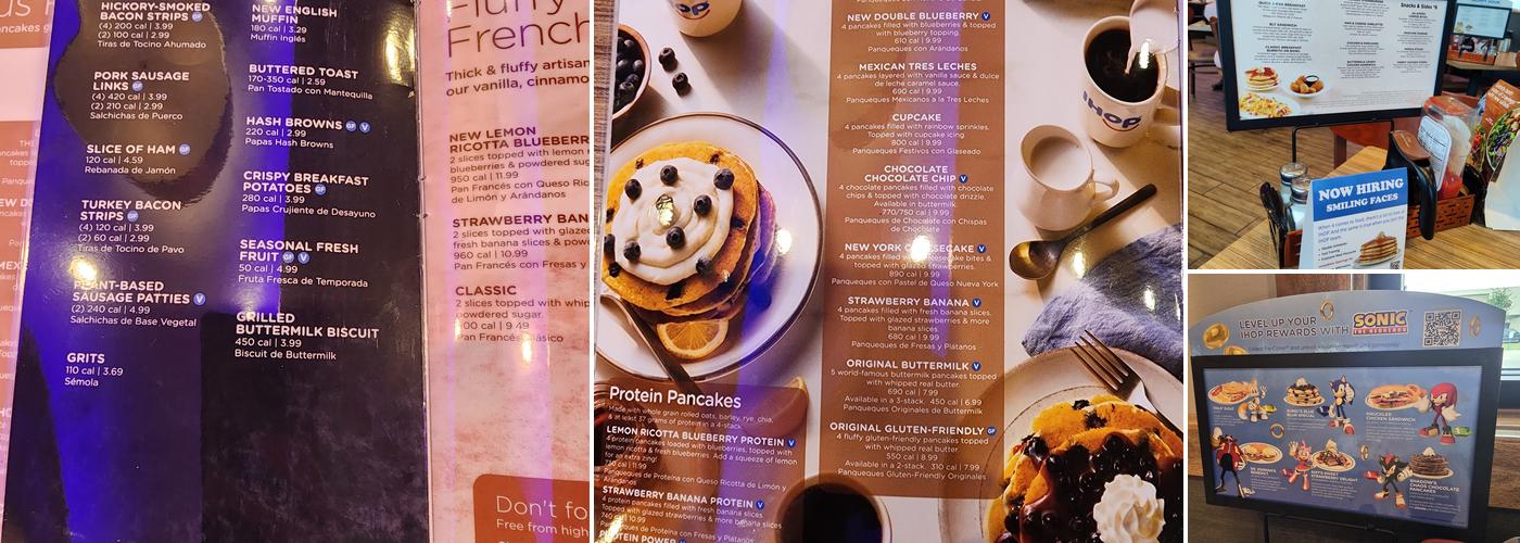 IHOP Menu