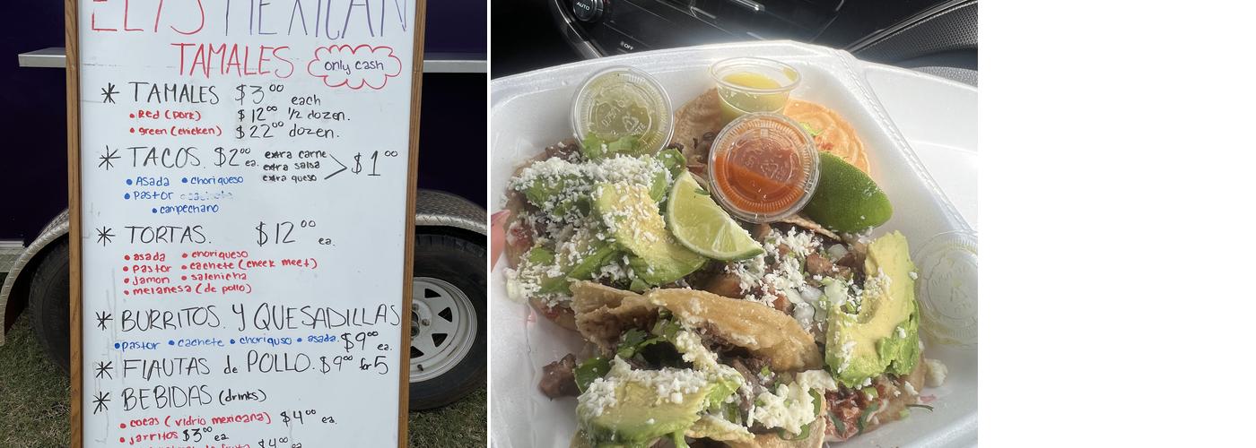 Elys Mexican Tamales Menu