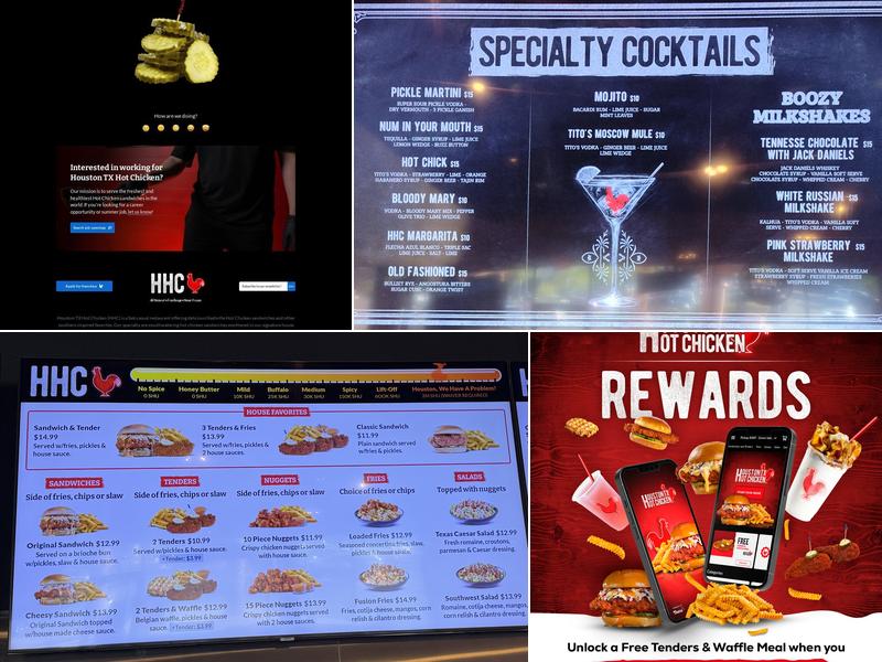 Houston TX Hot Chicken Menu