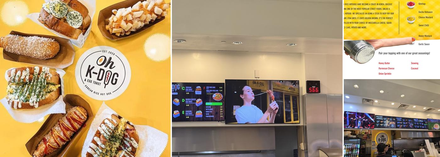 Oh K-Dog Mall of Georgia Menu