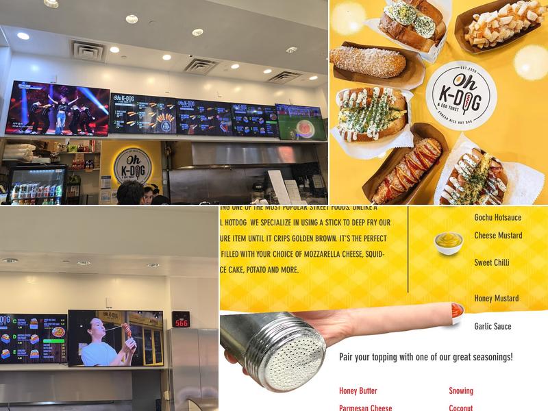 Oh K-Dog Mall of Georgia Menu