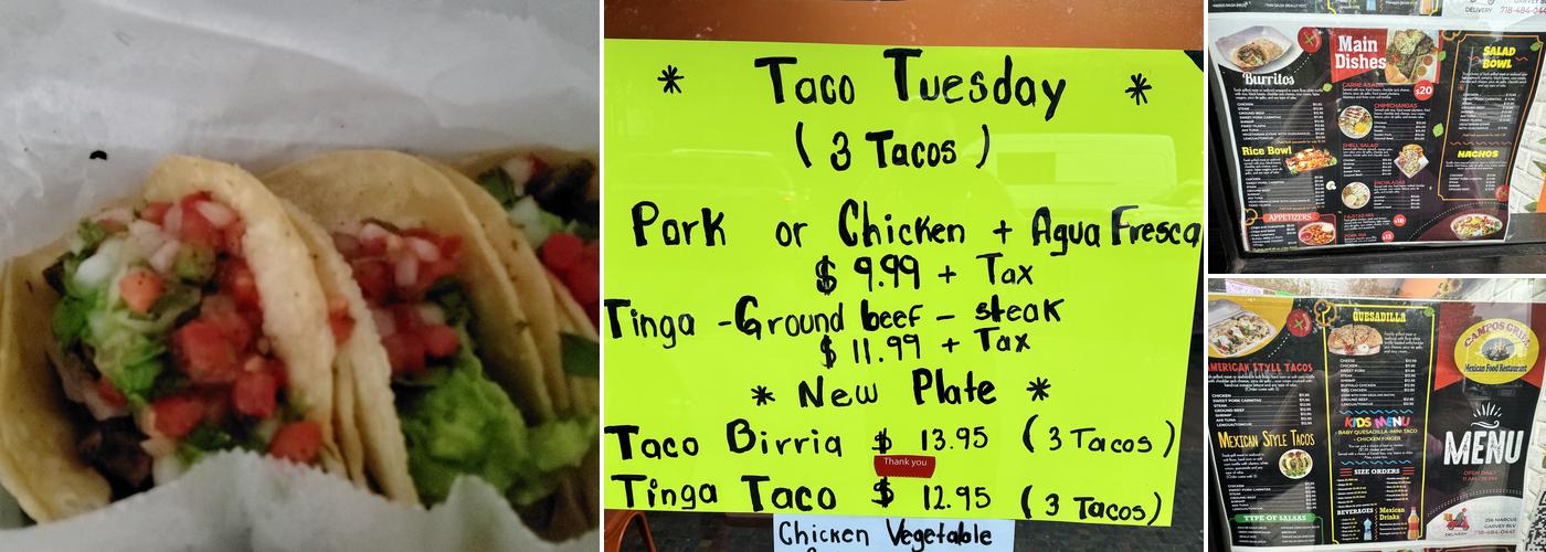 Campos Grill Menu