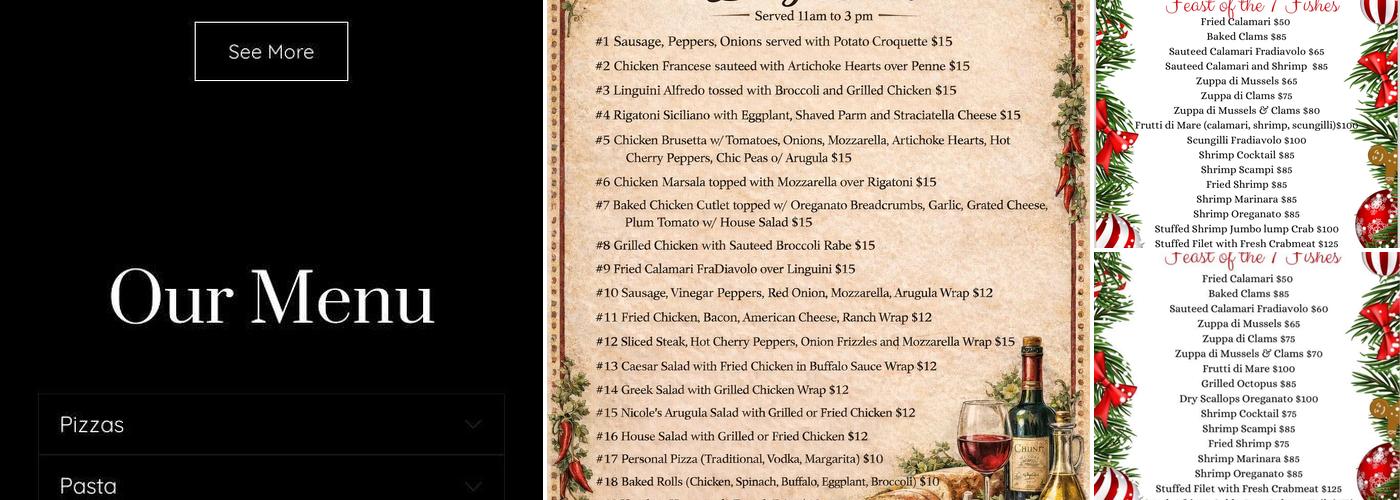 Breaking Bread Menu