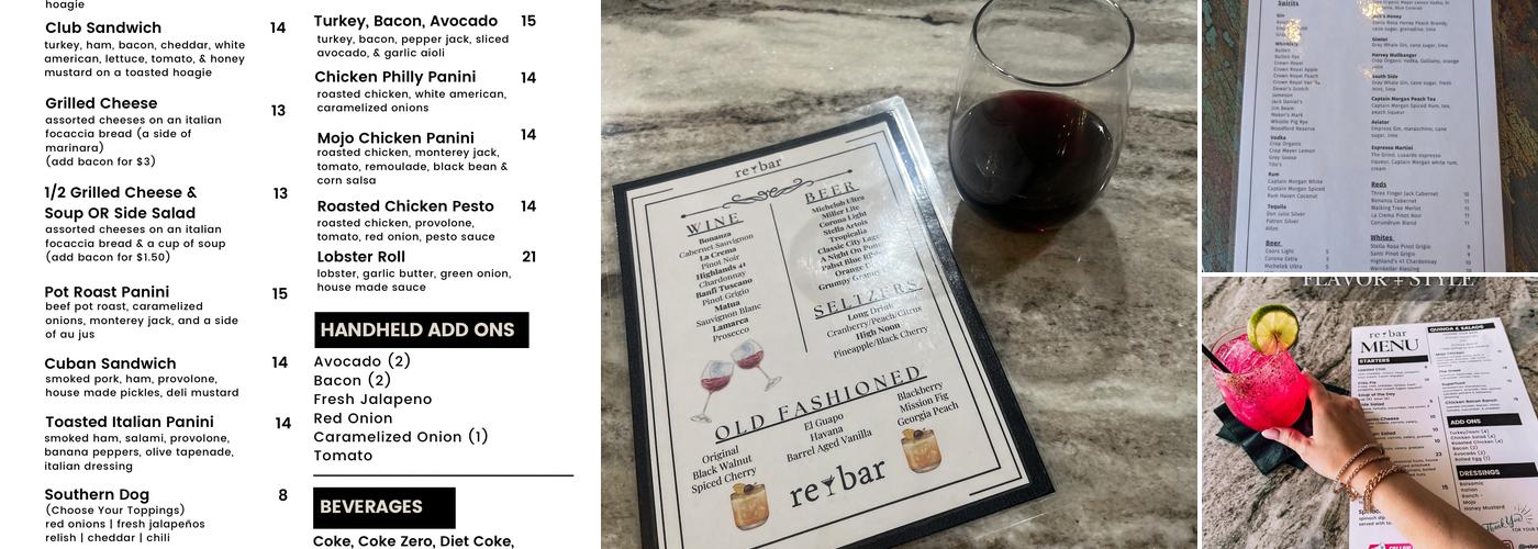 rebar Menu