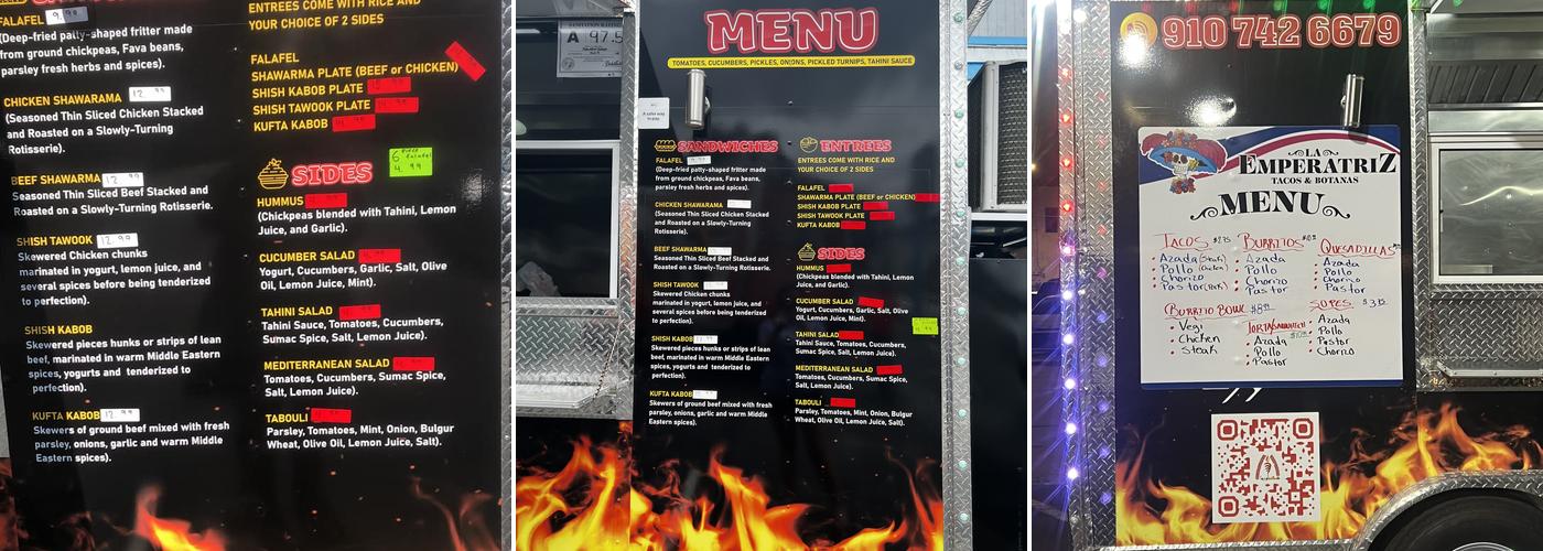Halal Express Menu