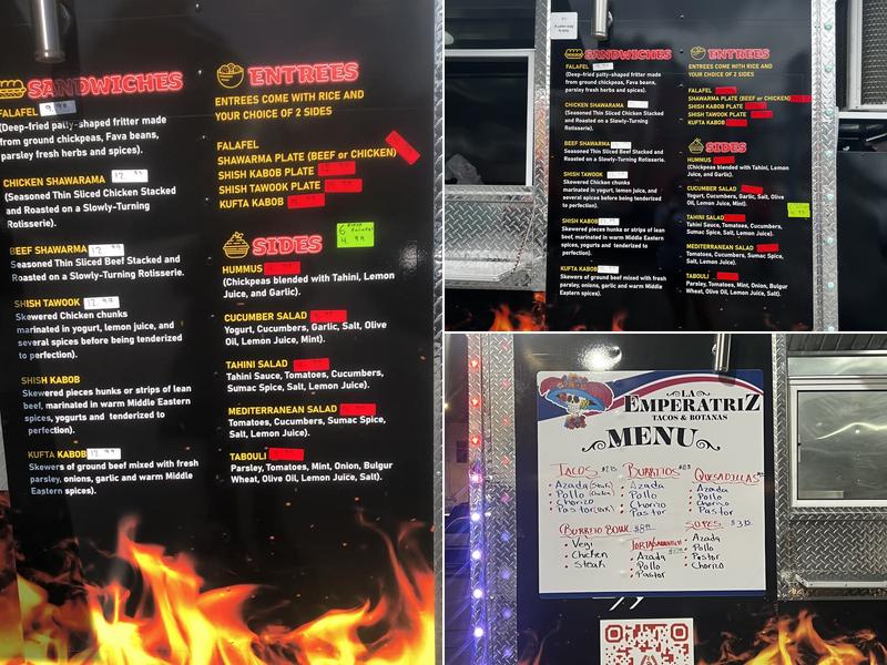 Halal Express Menu