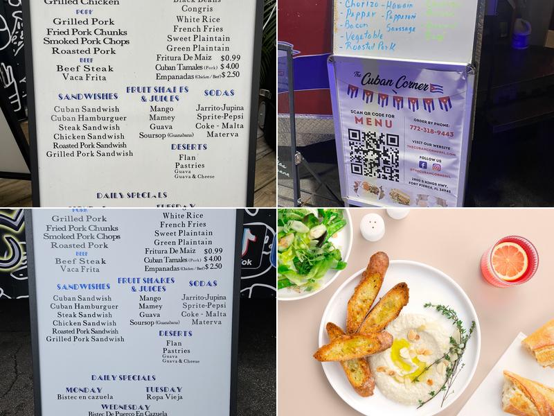 THE CUBAN CORNER FOOD TRUCK Menu